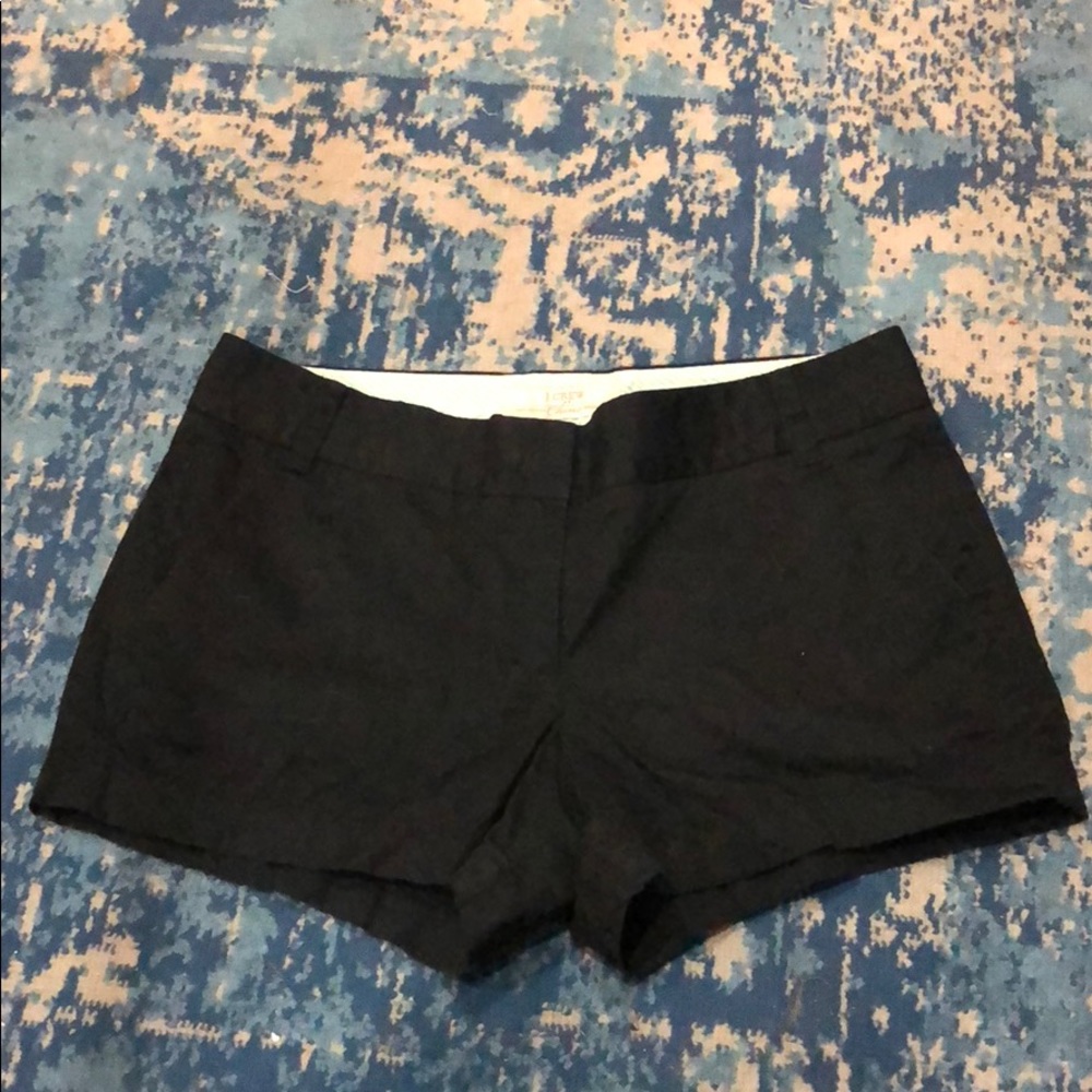 3 In J crew black chino shorts